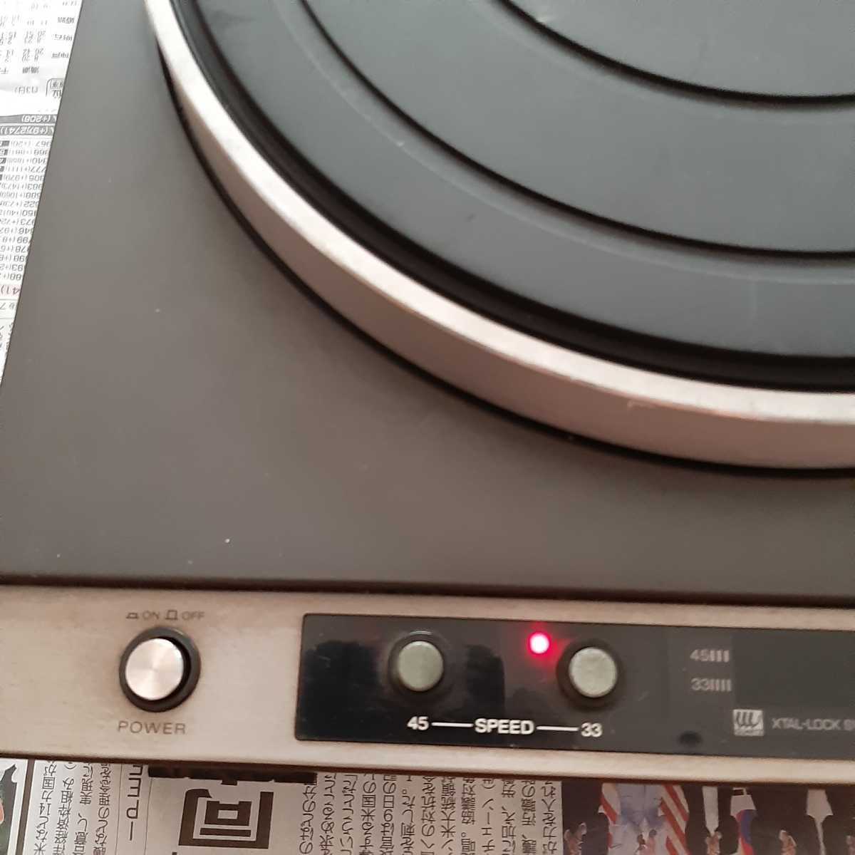 SONY PS-X60 ターンテーブル レコードプレーヤー 通電まで確認