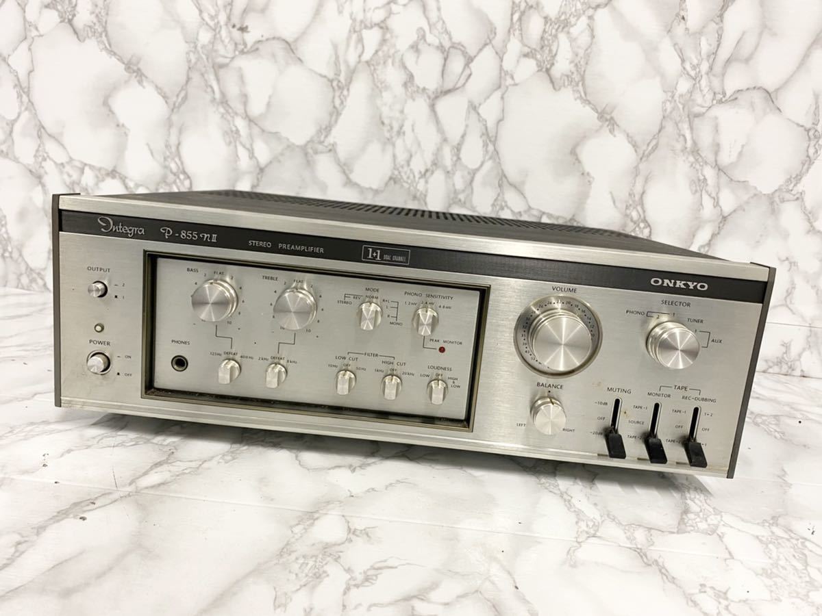 ONKYO Integra - プリアンプ P-855nⅡ Yahoo!オークション P-855nII