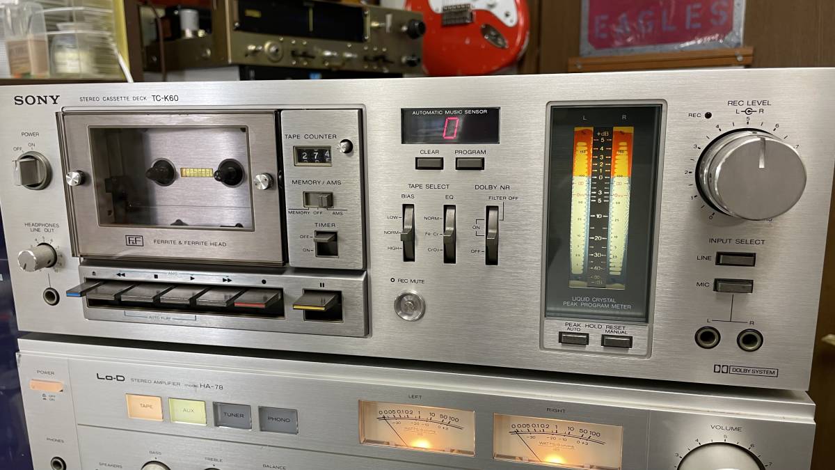 SONY TC-K60 カセットデッキ ジャンク扱いでお願い致します SONY