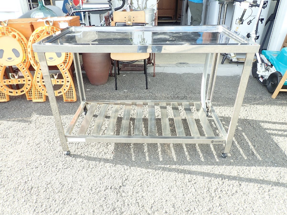 作業台 ステンレス | 水切りラック 水切り台 日本製 （ - シンク上
