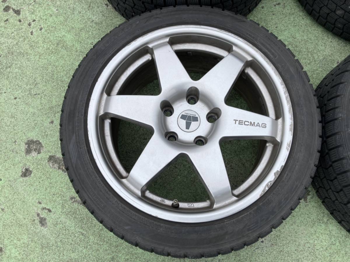 テクマグ BMW アルミホイール 225/45R17スタッドレスタイヤ 4本中1本 