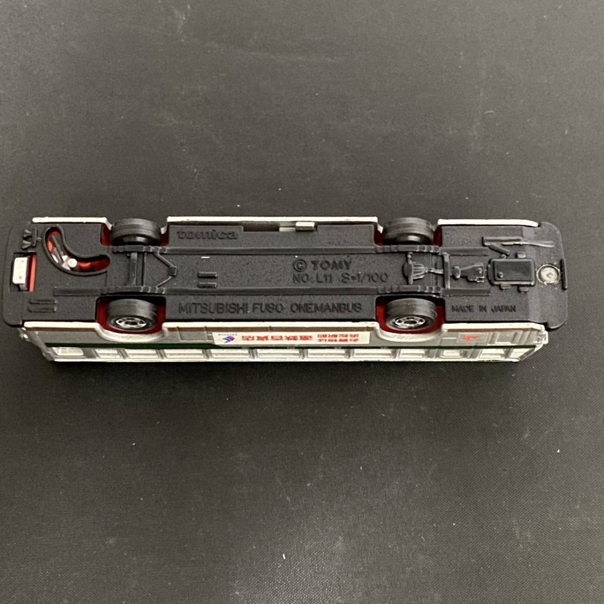 ◆日本製【1/100 遠鉄バス ロングトミカ 三菱ふそうワンマンバス 遠州鉄道】 ○○レア ロングトミカ 遠州鉄道 特注 日本製 L11-2 三菱ふそう