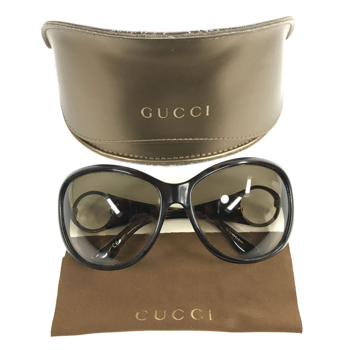 【新品，限定セール】 グッチ 本物 GUCCI サングラス ロゴテンプル GG3030/S ブラウン色系 メンズ レディース イタリア製 クロス ケース付き 送料520円(サングラス)｜売買されたオークション情報、yahooの商品情報をア 服飾小物