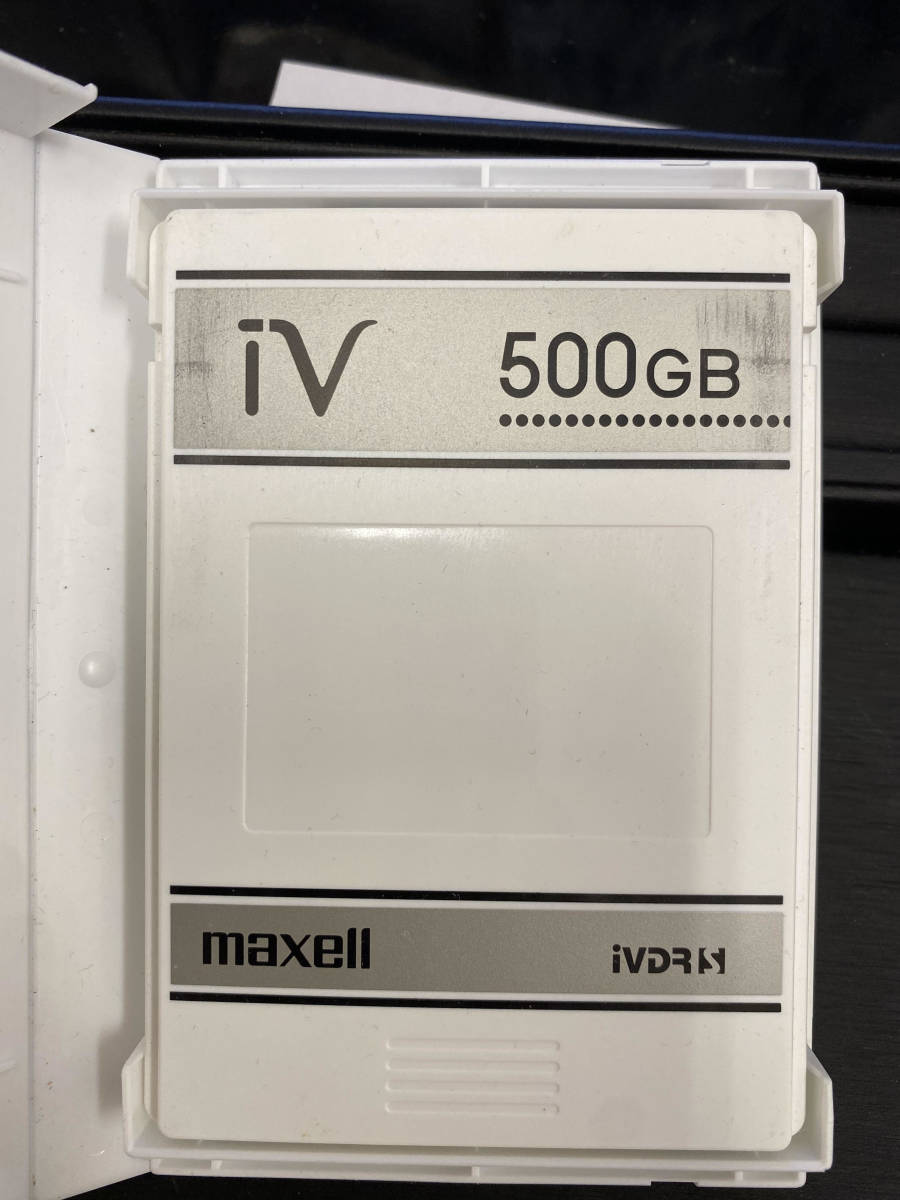 4.マクセル Maxell カセットハードディスク アイヴィ 白 500GB