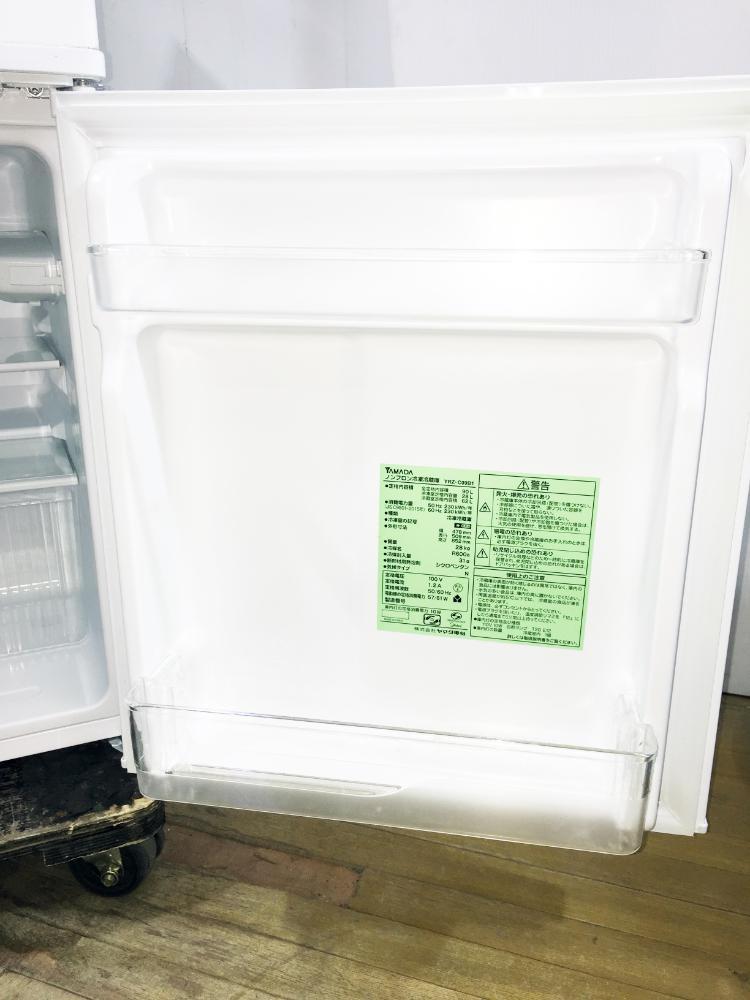 送料無料☆2017年製☆極上美品 中古☆YAMADA☆90L☆2ドア冷凍冷蔵庫
