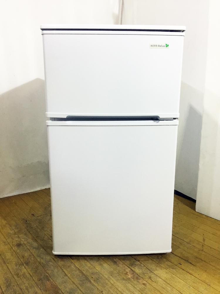 送料無料☆2017年製☆極上美品 中古☆YAMADA☆90L☆2ドア冷凍冷蔵庫