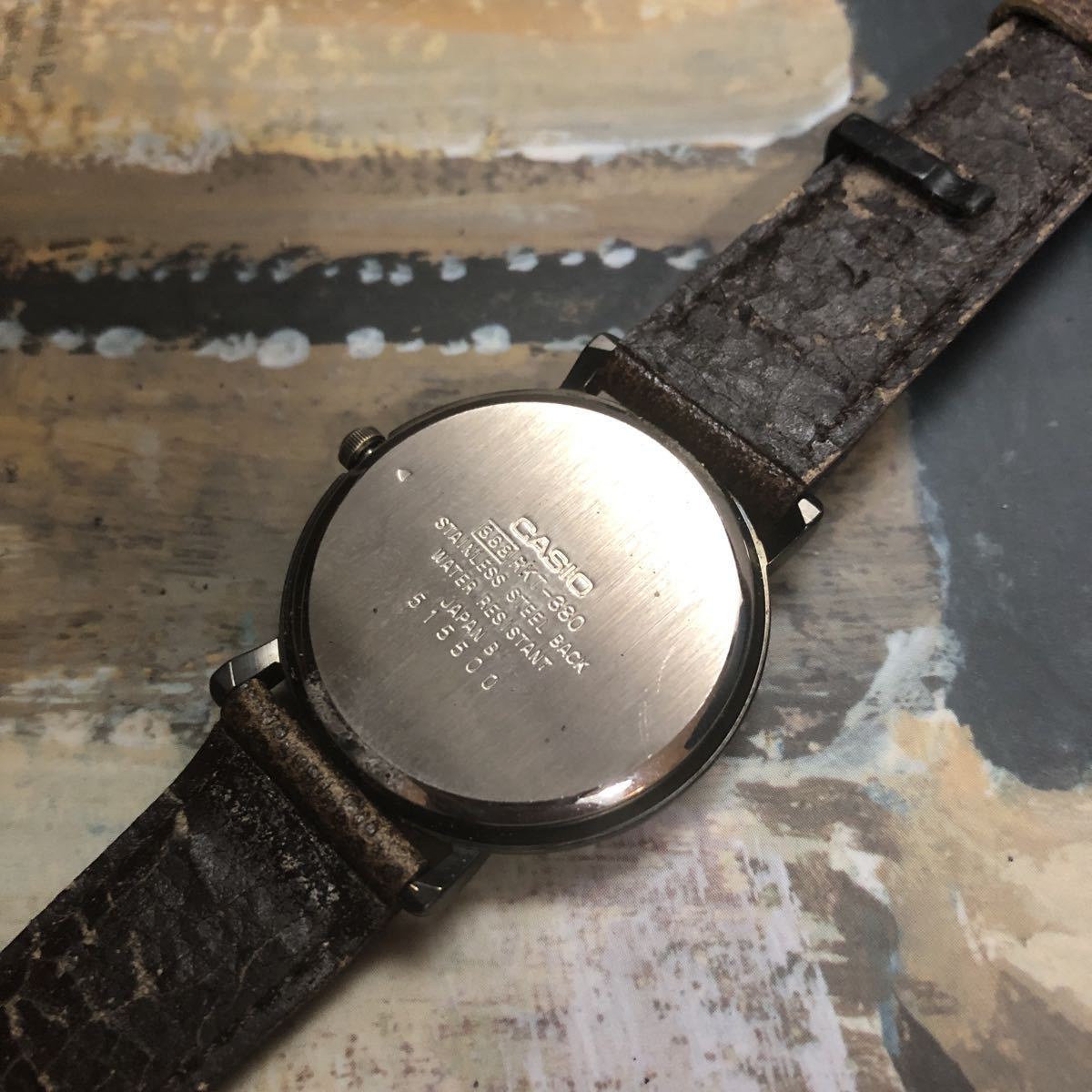 未使用 動品 カシオ CASIO ROOKIE ムーンフェイズ 368 RKT-380 