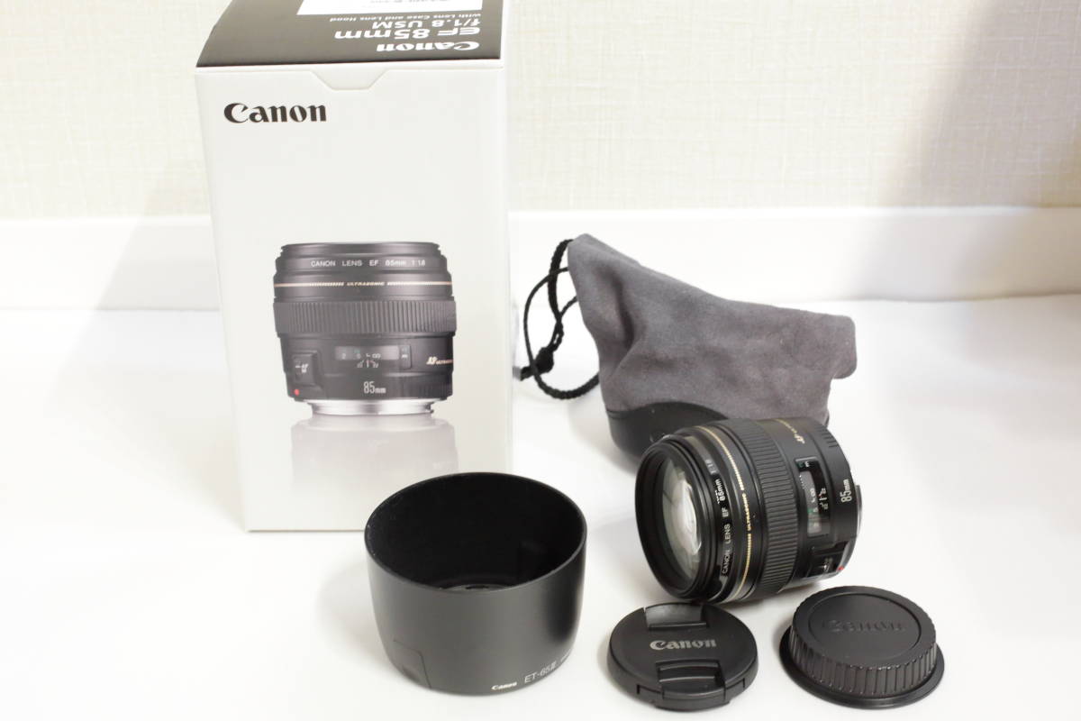高品質，お買い得 銘玉 単焦点 レンズ EF85mm F1.8 USM 元箱付(キヤノン)｜売買されたオークション情報、yahooの商品情報をアーカイブ公開 - オークファン キヤノン