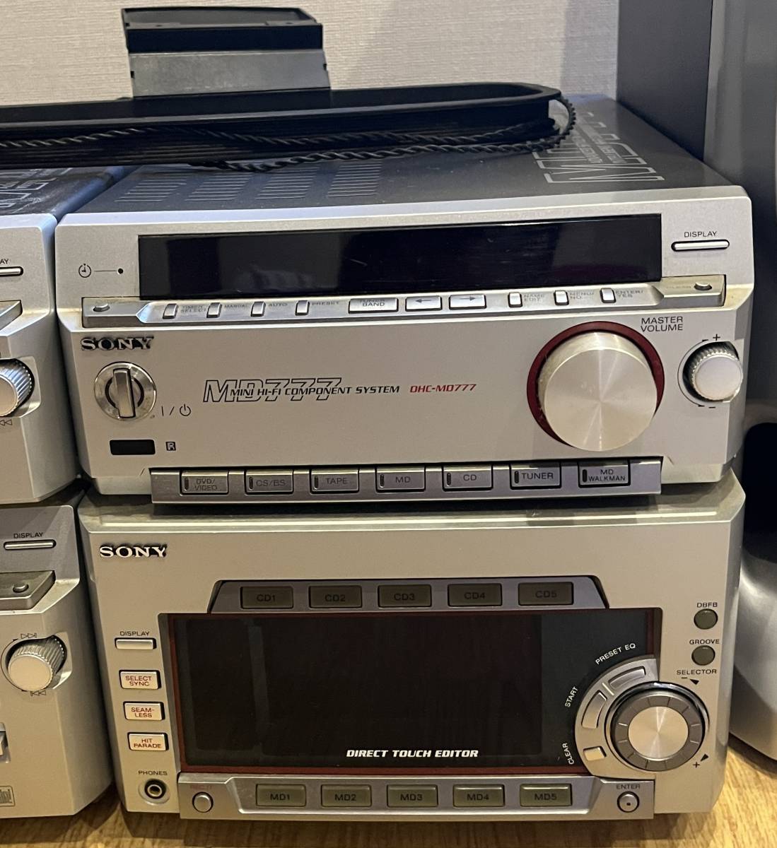 nn0909 155 中古 SONY ソニー システムコンポ MD777 HMC- MD777 STR nn0909 155 中古 SONY ソニー システムコンポ MD777 HMC- MD777 STR