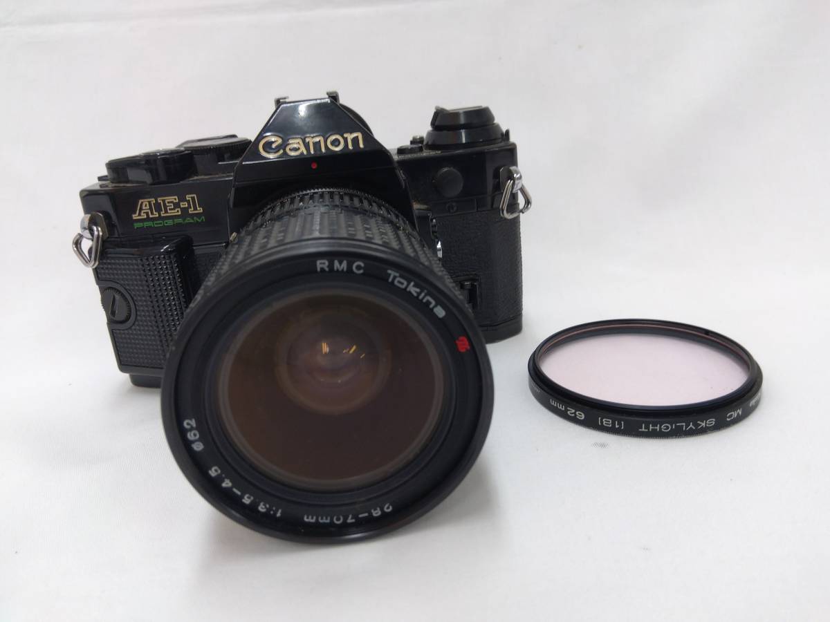 CANON AE-1 PROGRAM ブラック 一眼レフカメラ フィルムカメラ / Tokina