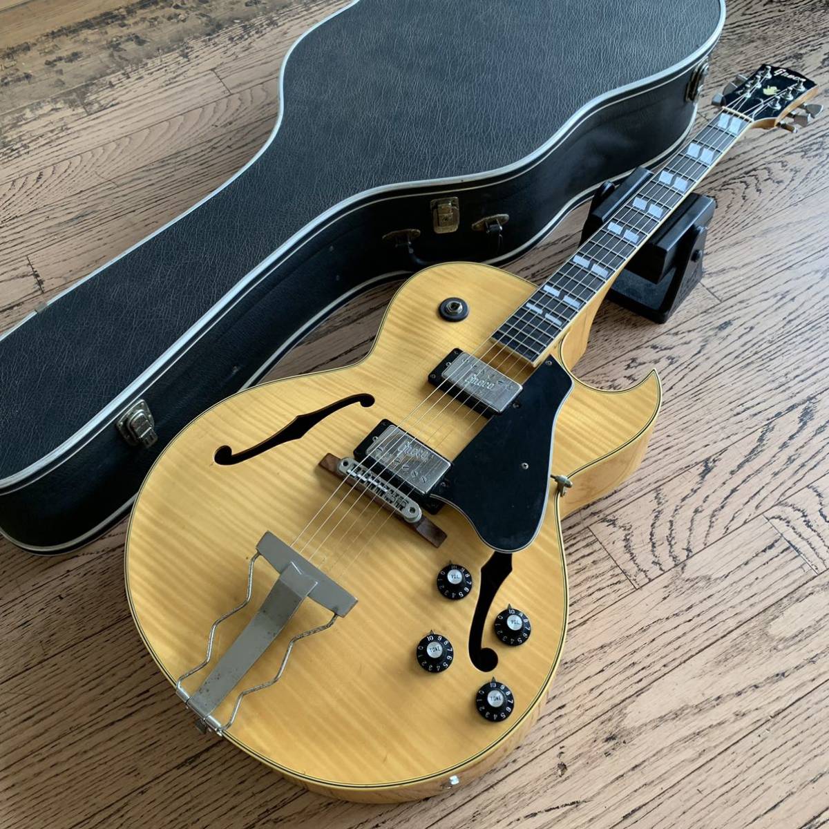 Greco グレコ フルアコ ES-175 虎杢 ジャパンヴィンテージ Jazz guitar