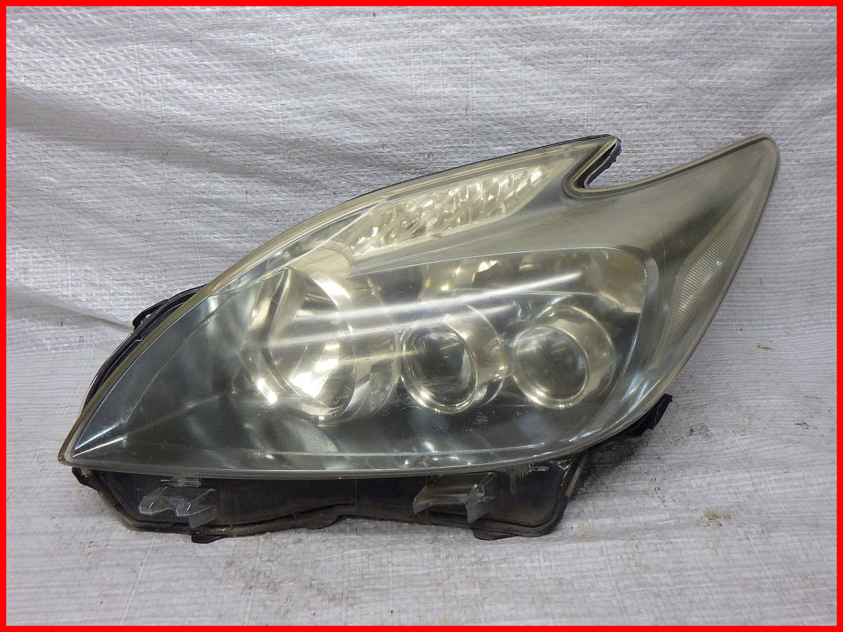 プリウス ZVW30 LED 前期 純正 KOITO トヨタ ヘッドライト 左ヘッド 