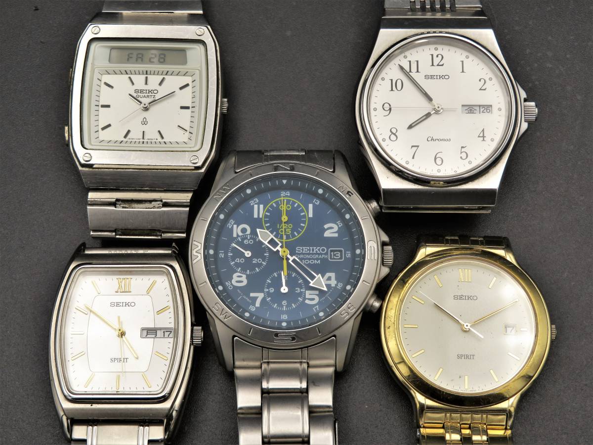 山 ジャンク 腕時計 1円～! 稼働品含む セイコー SEIKO Yahoo 