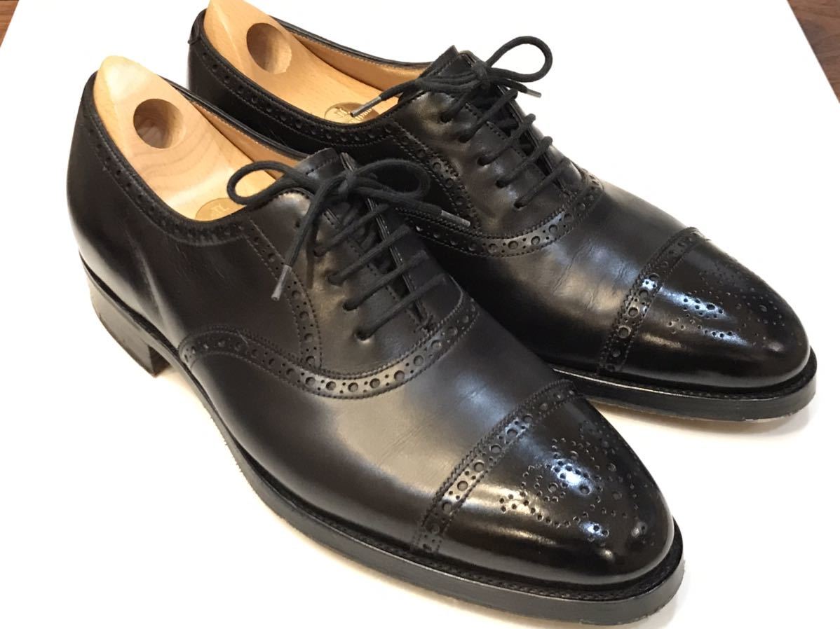 黒 超美品 ジョンロブ【JOHN LOBB】SEYMOUR 6.5E/25cm 2466ラスト 