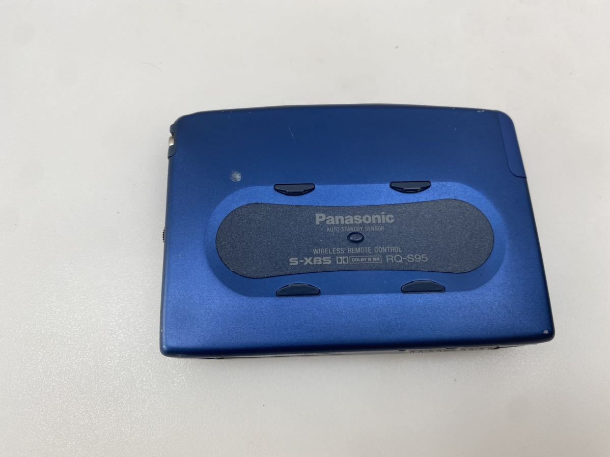 E2-RQ Panasonic/カセットウォークマン/RQ-S95/青系 S-XBS(再生専用