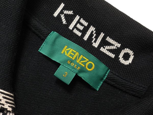 ケンゾー　ハーフジップ センターロゴ　ブラック　カラフル　KENZO GOLF 楽天市場】KENZO GOLF（ニット・セーター｜トップス）：メンズ