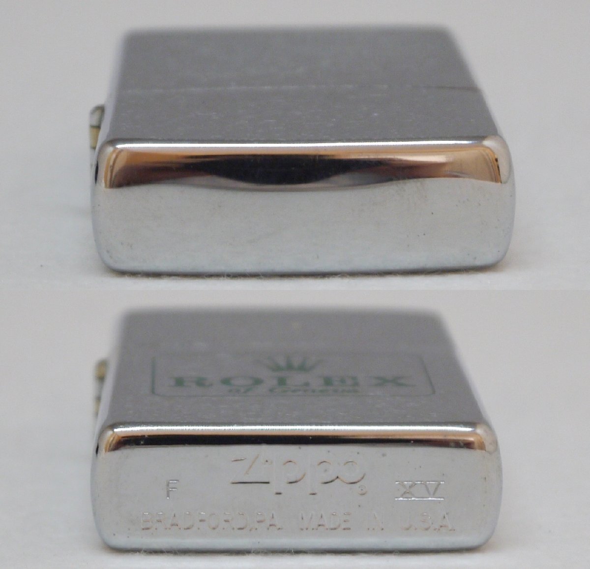 ジャンク品・保管品 ZIPPO ジッポ ライター ROLEX ロレックス シルバー 