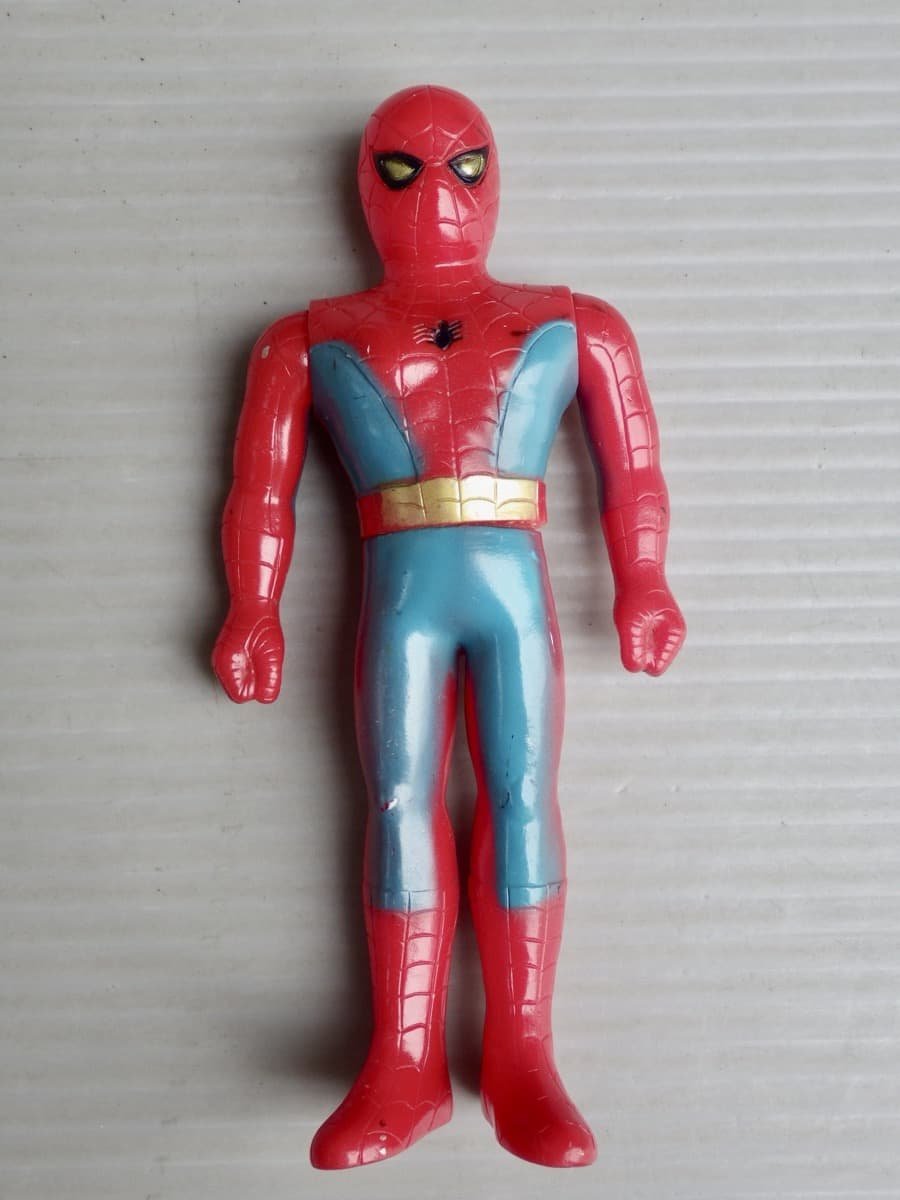 当時物 1978 東映 スパイダーマン ソフビ ポピー SPIDERMANYahoo