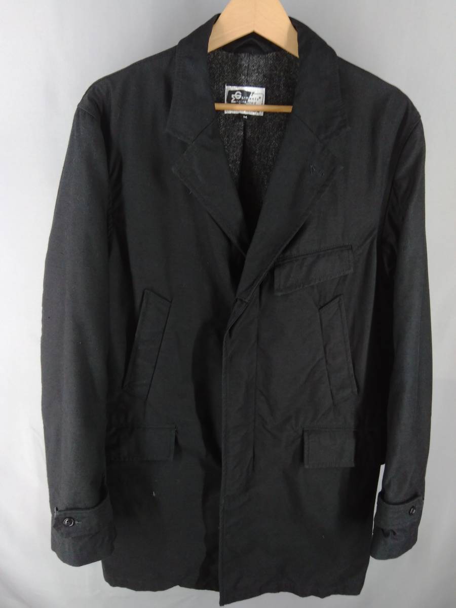 ★ ENGINEERED GARMENTS エンジニアドガーメンツ チェスターコート ネペンテス 内側ウール Mサイズ ブラック 冬