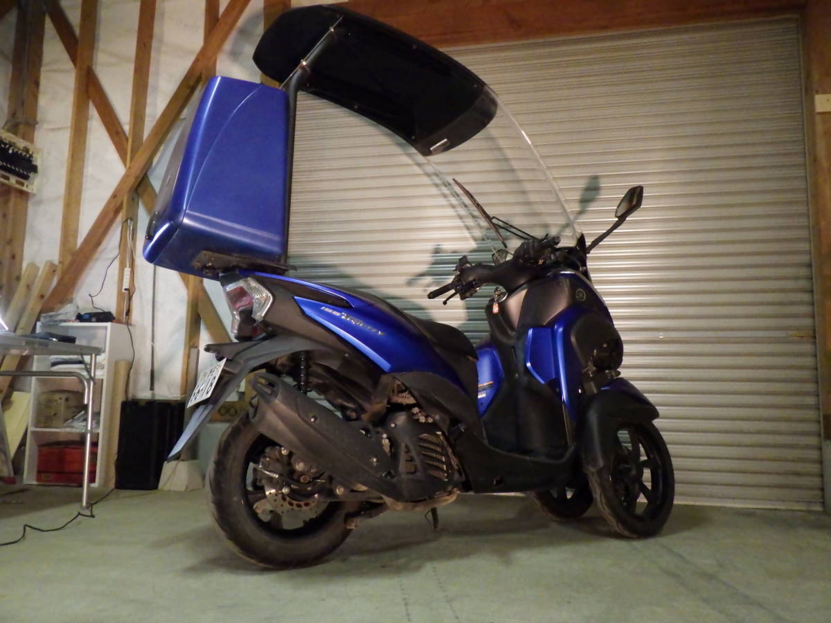 YAMAHA TRICITY155 トリシティ155 SLRルーフキット仕様リアボックス 