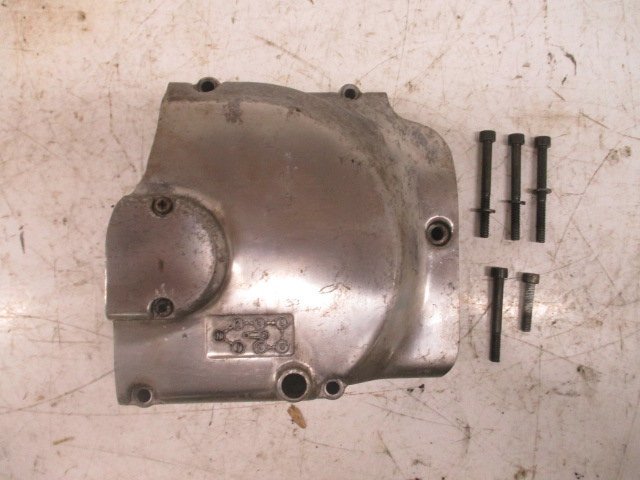 当時物 gs400 希少 クラッチカバー スプロケカバー フィン GS400