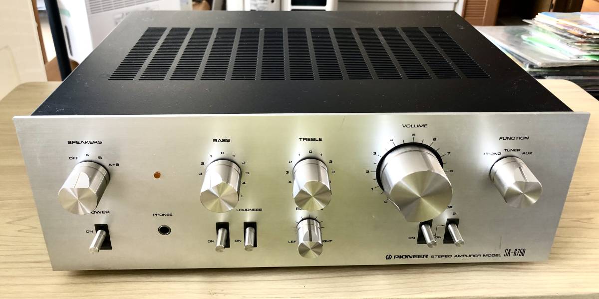PIONEER プリメインアンプ SA-6750 動作品 パイオニア 中古 パイオニア SA-6750 ステレオ プリメインアンプ Pioneer アンプ