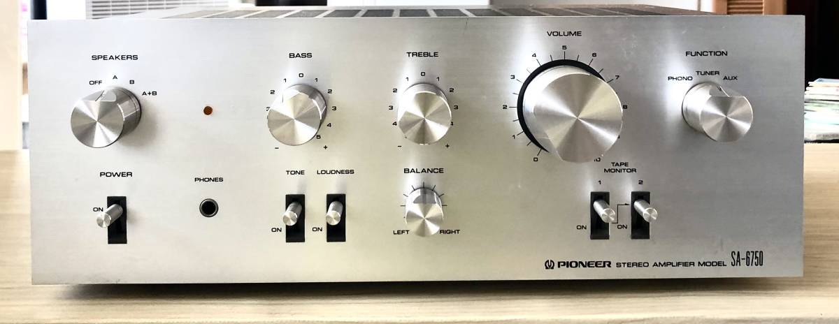 中古 パイオニア SA-6750 ステレオ プリメインアンプ Pioneer アンプ