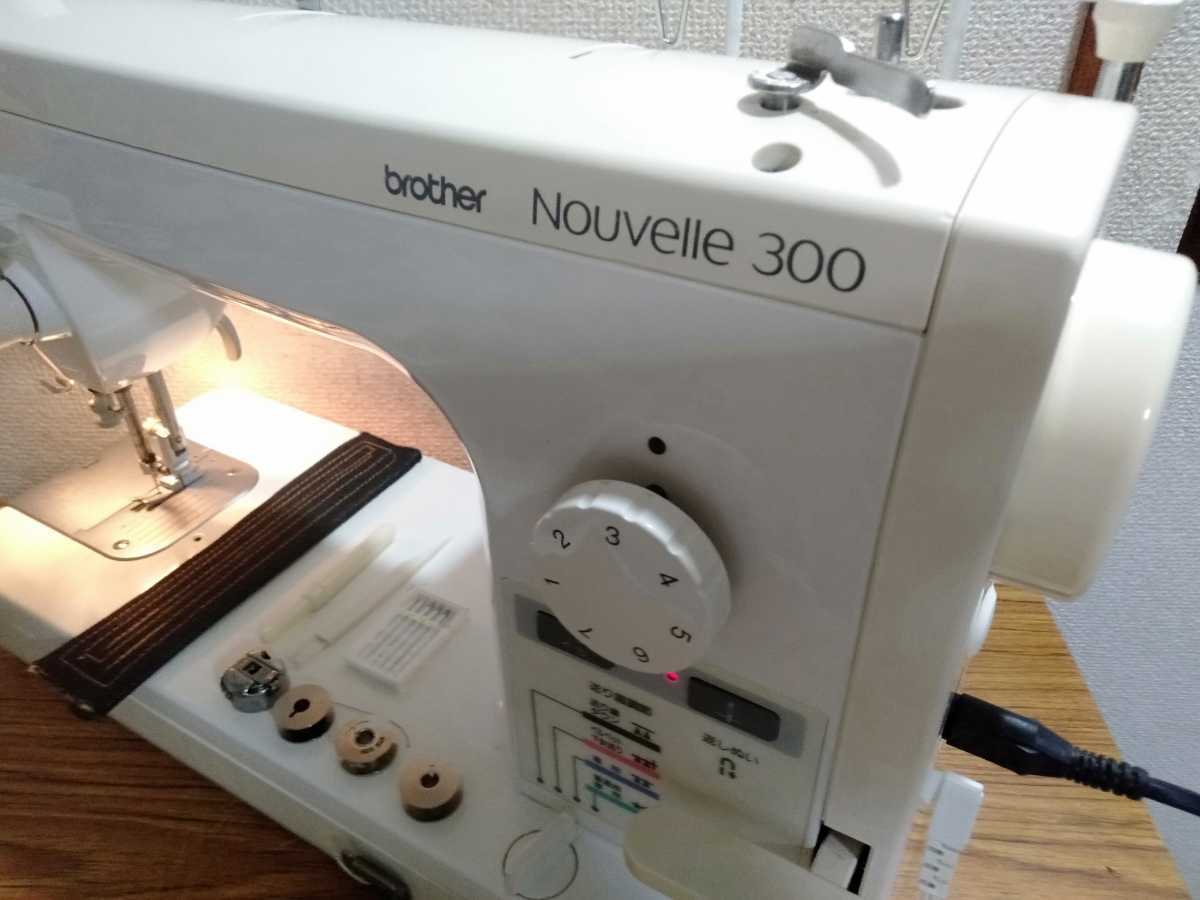 ☆35 ブラザー 職業用ミシン Nouvelle 300 TA3-B629◇自動糸切 整備済 