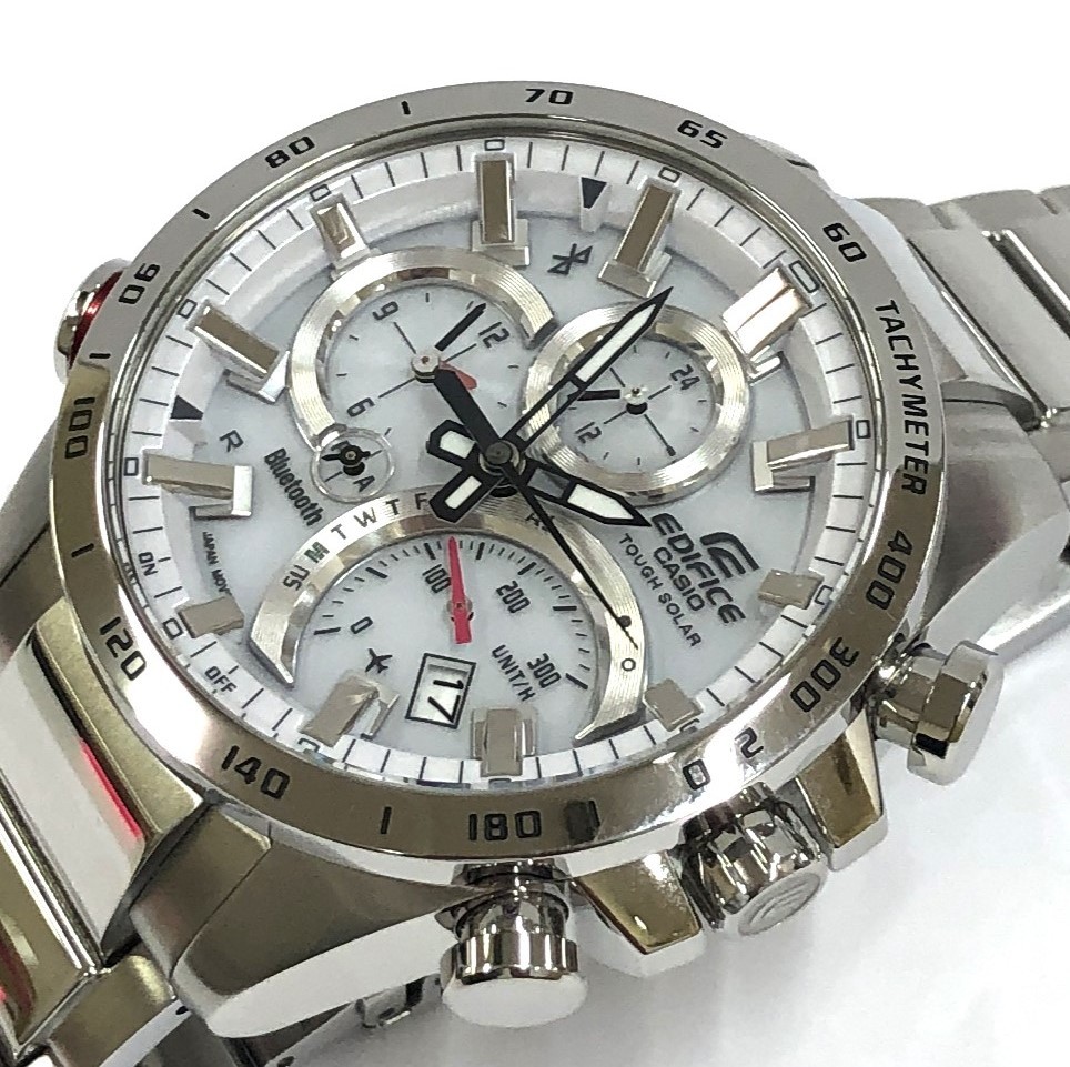 1円スタート CASIO EDIFICE カシオ エディフィス EQB-501 タフソーラー メンズ メンズ腕時計 ブランド腕時計 稼動品 付属品有り 美品
