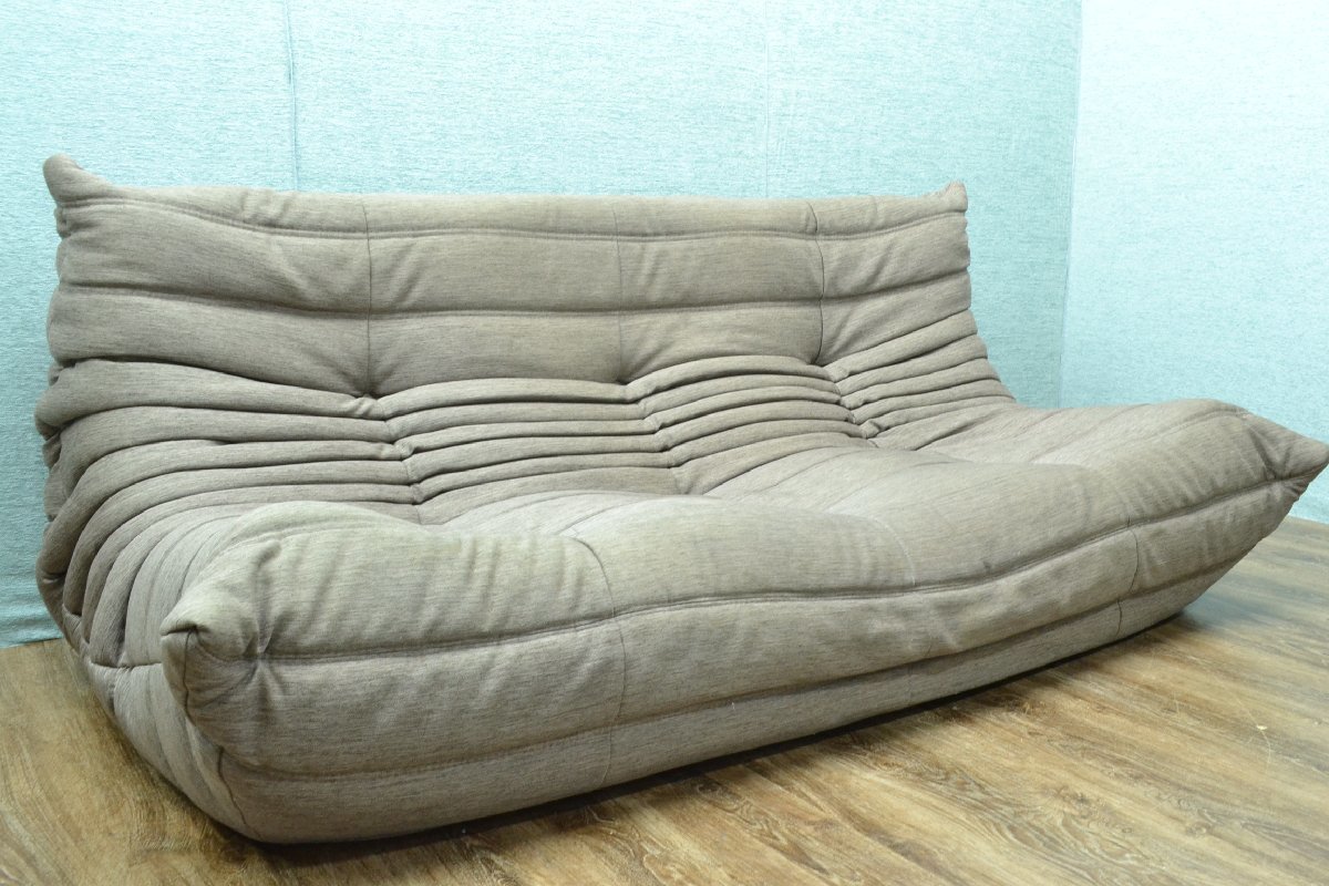  i949 ligne roset リーンロゼ TOGO トーゴ 3人掛けソファ 外寸 約高さ700&times;幅1740&times;奥行き1020mm 3Pソファ 3シーター(布製)｜売買されたオークション情報、yahooの商品情報をアーカイブ公開 - オー 布製