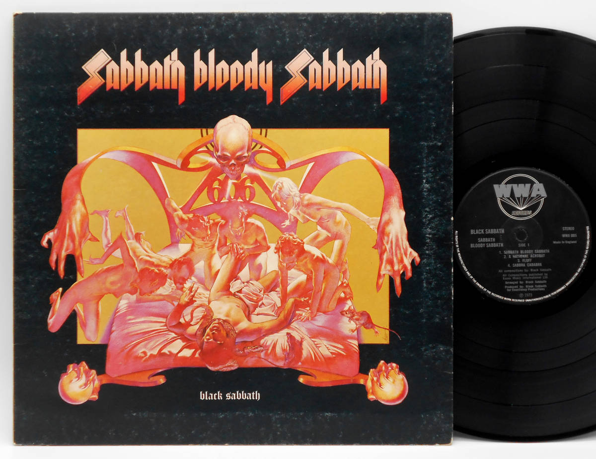 大得価，安い UK ORIG LP BLACK SABBATH/Sabbath Bloody Sabbath 1973年 初回フラットラベル 音圧凄 BRITISH HARD ROCK大名盤 OZZY OSBOURNE(一般)｜売買されたオークション情報、yahooの商品情報をアーカイブ公開 - オークファン 一般