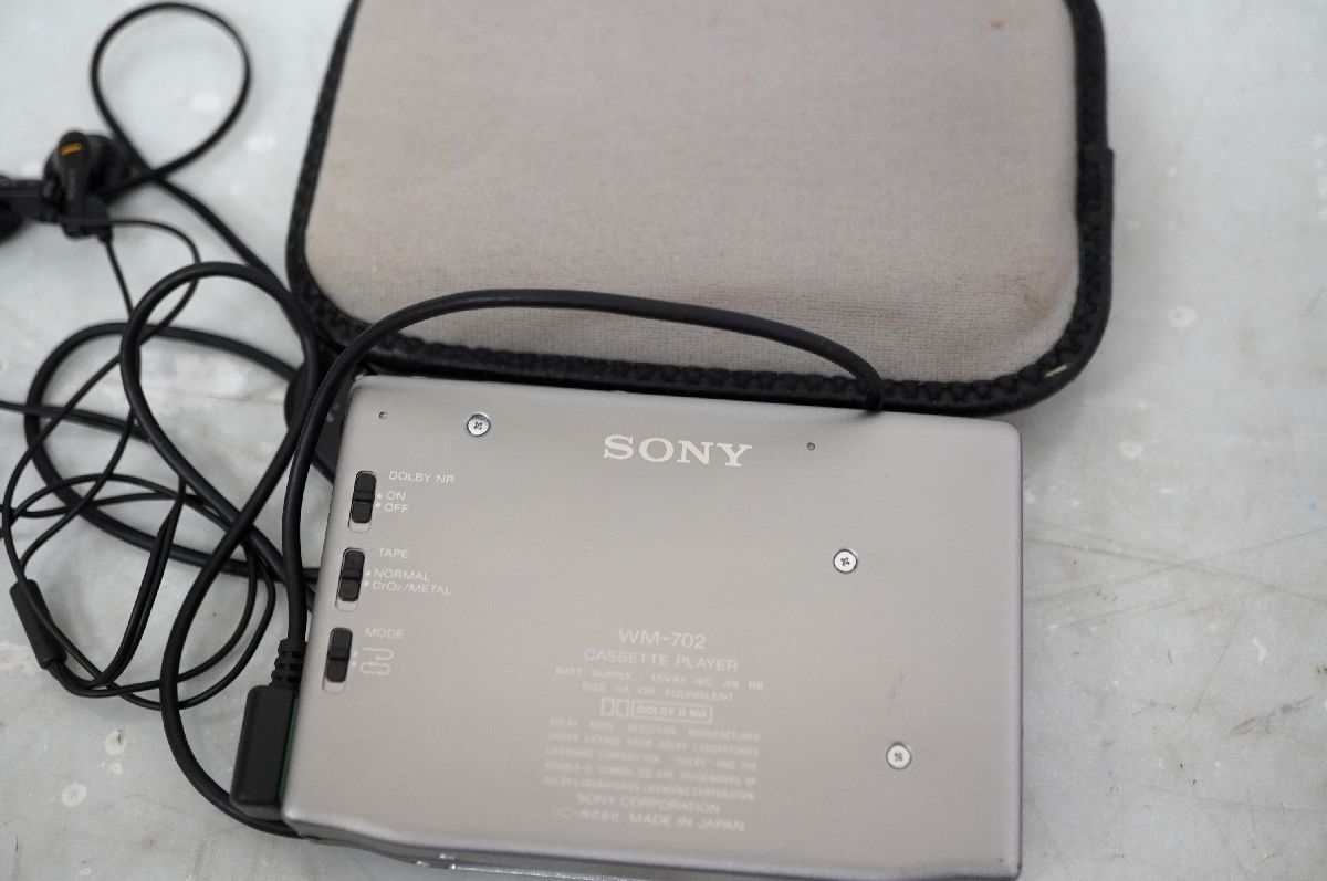 9-69 SONY ソニー WALKMAN ウォークマン CASSETTE PLAYER カセット