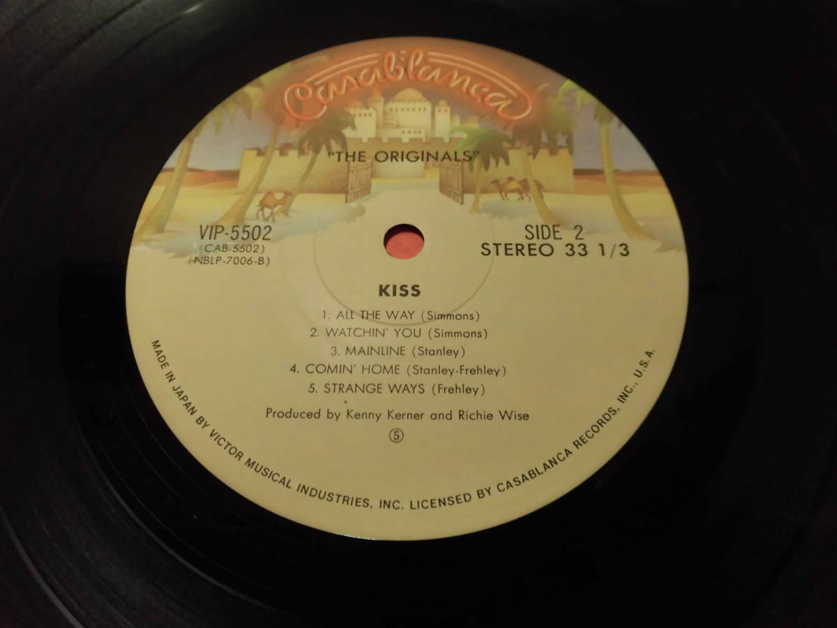 ➂-8 KISS THE ORIGINALS LPレコード 3枚組セット ➂-8 KISS THE ORIGINALS LPレコード 3枚組セット KISS 3セット キッス LP