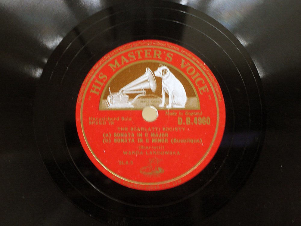 新品，人気SALE SP盤 英 HMV 6枚組 ランドフスカ チェンバロ /スカルラッティ ソナタ集/HIS MASTER'S VOICE D.B.4960~5(クラシック)｜売買されたオークション情報、yahooの商品情報をアーカイブ公開 - オークファン その他