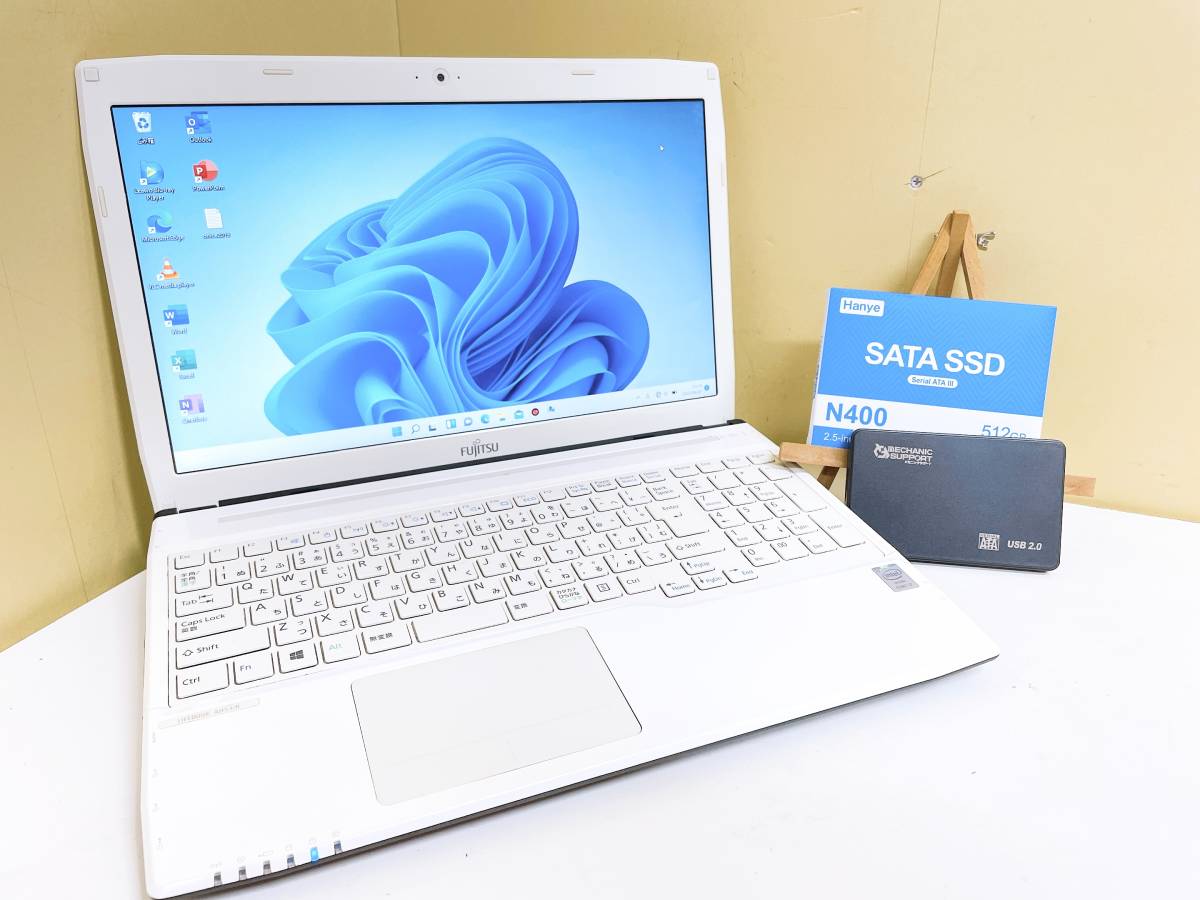 最強i7+新品SSD512GB+HDD750GB] 富士通 LIFEBOOK AH53/R Core i7