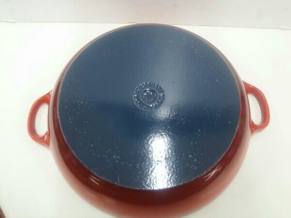 ル・クルーゼ ココット・ロンド 30cm グリーン 両手鍋5818