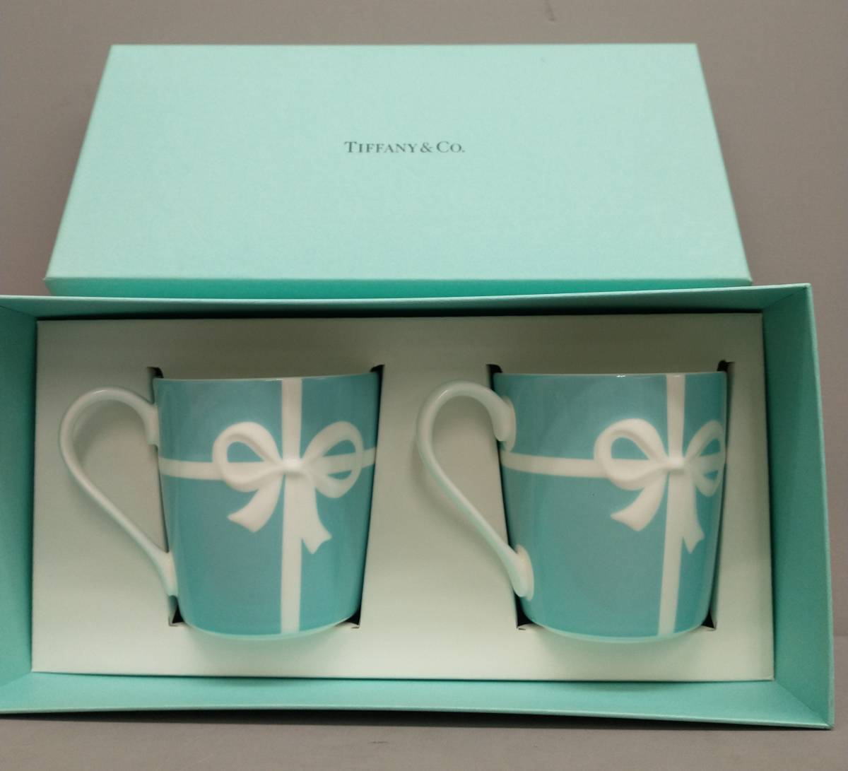 TIFFANY & Co. ティファニー ブルーボックスマグ ペア マグカップ