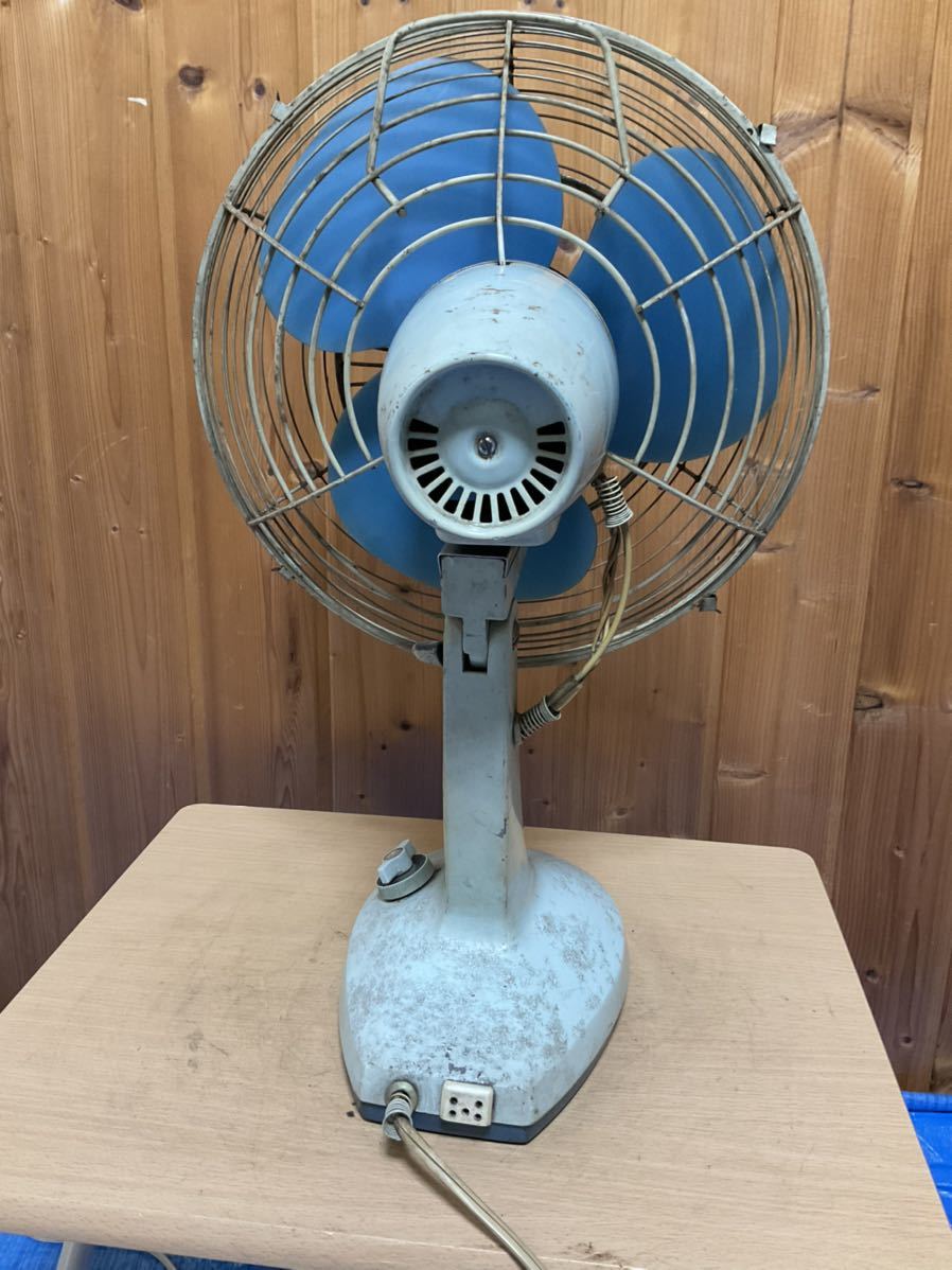三菱扇風機　昭和レトロ　コードリモコン　稼働品 昭和レトロ 扇風機 鉄扇風機 コードリモコン有り 三菱 希少(扇風機