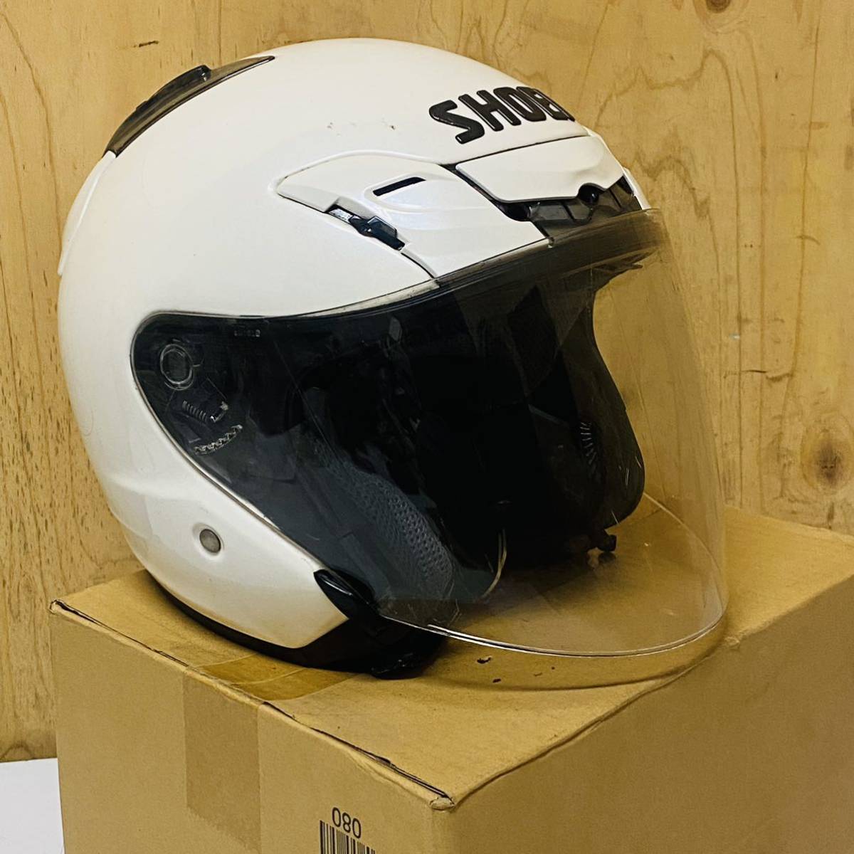 SHOEI J-FORCE3 ホワイト XLサイズ 61cm J-FORCE III動作確認済み(L