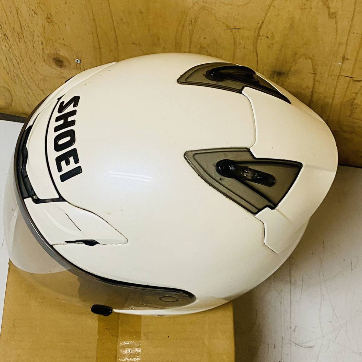 SHOEI J-FORCE3 ホワイト XLサイズ 61cm J-FORCE III動作確認済み(L
