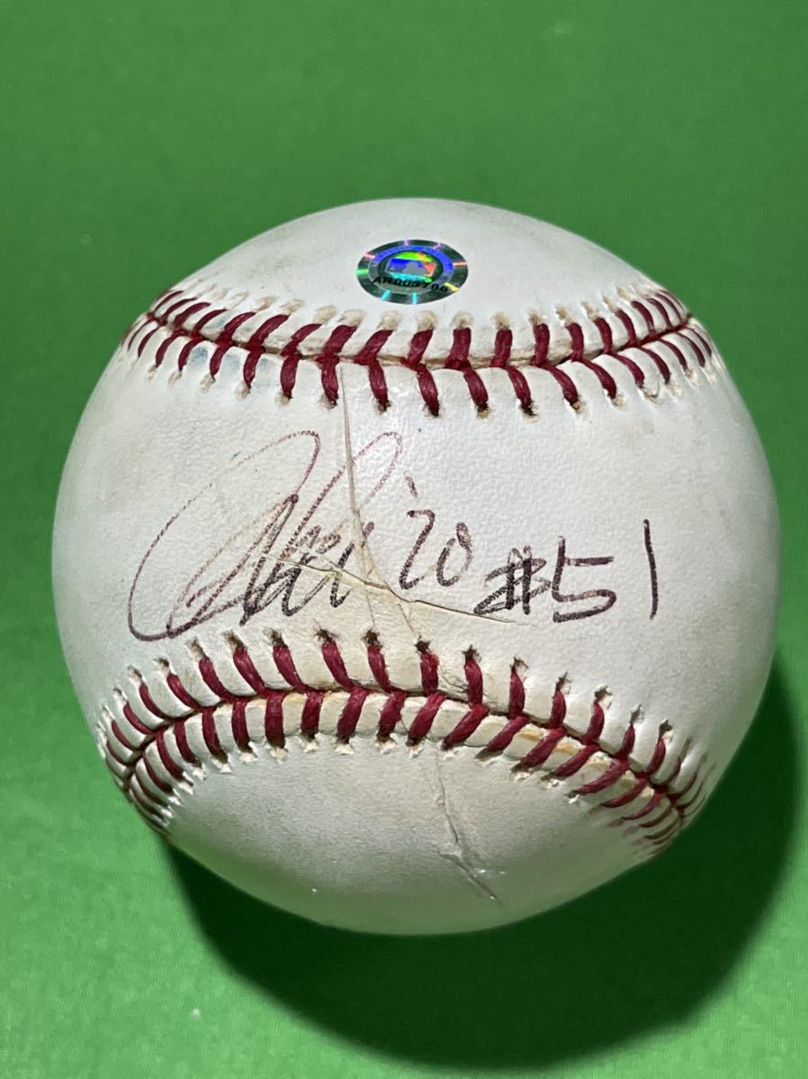 MLB イチロー ＃51 直筆サイン入り ボール 傷等あり ① イチロー MLB