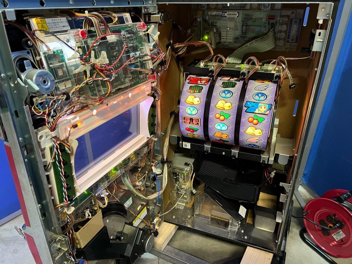 美品！動作品 スロット実機 Sammy/サミー 怪盗天使ツインエンジェル2 