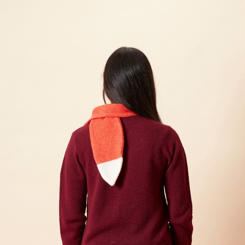 新品 ドナ・ウィルソン DONNA WILSON キツネのマフラー Fox Scarf