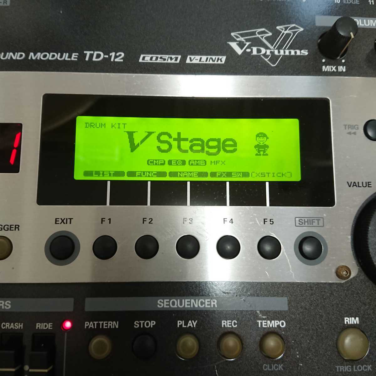Roland TD-12 音源 モジュール ② ローランド 電子ドラム Roland