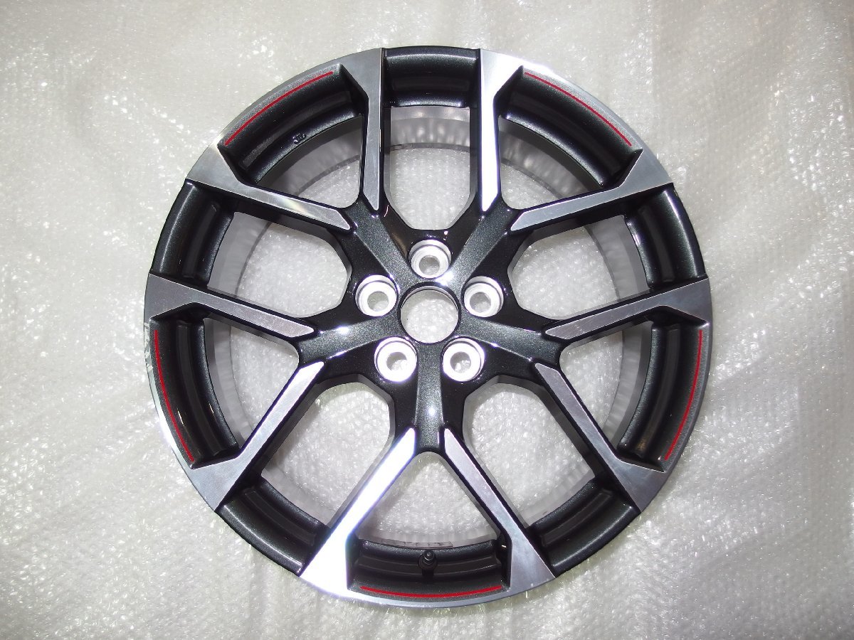  トヨタZVW52プリウスPHV GR SPORT純正18インチアルミホイールのみ1本 18x7.5j+50 5H-100 GRスポーツ/50プリウス(5穴)｜売買されたオークション情報、yahooの商品情報をアーカイブ公開 - オークファン 5穴