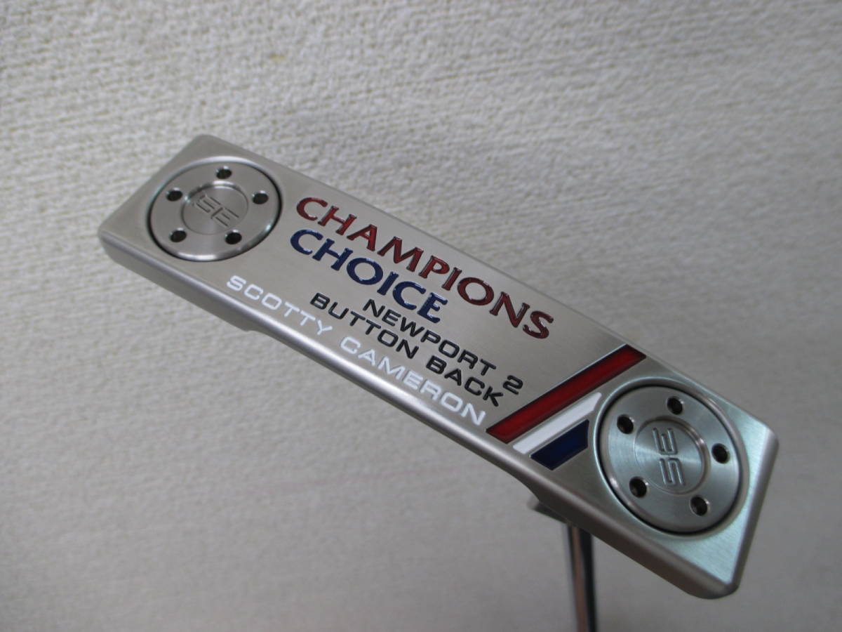 □美品○スコッティキャメロン CHAMPIONS CHOICE ニューポート2 BUTTON