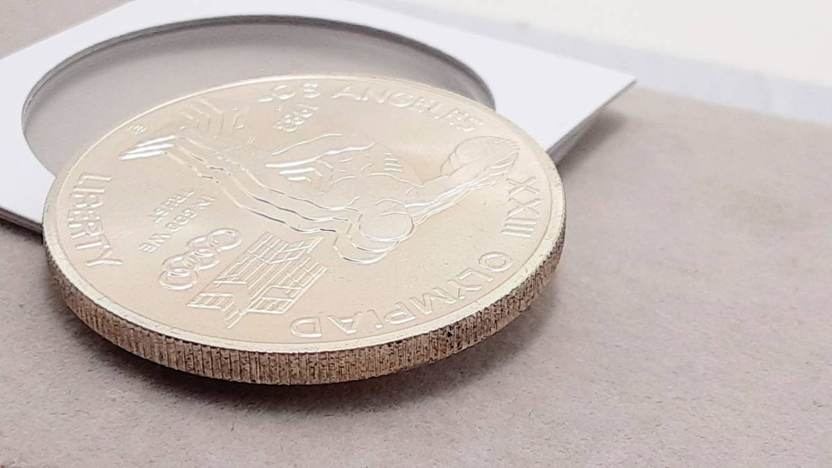 1000円【美品】ロサンゼルス オリンピック イーグル 1983年 記念硬貨 1