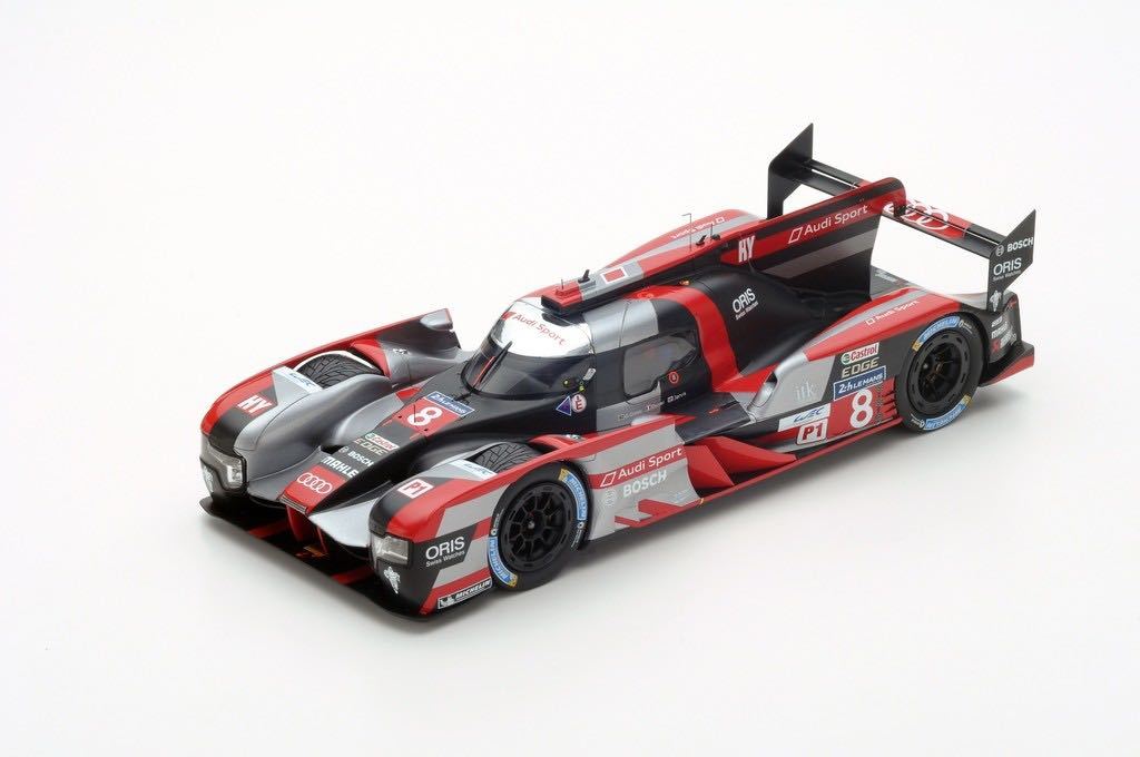 スパーク 1/18 アウディR18 No.8 LMP1 HY ルマン24時間 3rd 2016 Audi