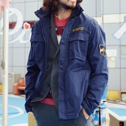 爆買い，限定セール ヒステリックグラマー ガールワッペン ミリタリースタンドカラージャケット Mサイズ フード パーカー(ジャンパー、ブルゾン)｜売買されたオークション情報、yahooの商品情報をアーカイブ公 男性用