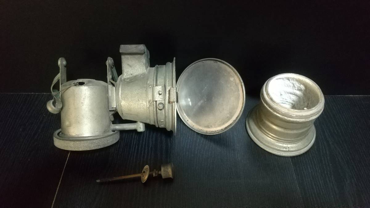 □本家蔵出し品 当時物 カーバイトランプ ランタン カンテラ